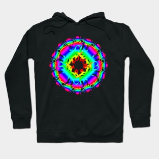 Rainbow Octopus Mandala Hoodie